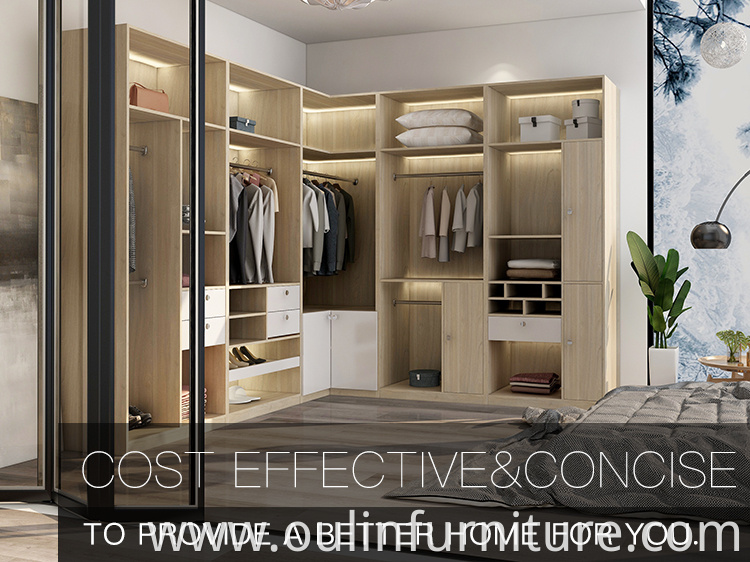 Hot selling modern design wardrobe and bedroom closet 